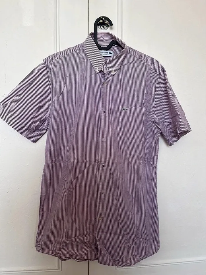 Chemise rayée Lacoste