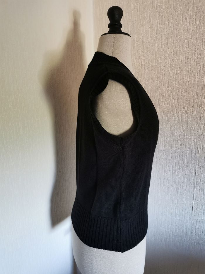 Pull sans manches marron foncé Burton - photo numéro 3