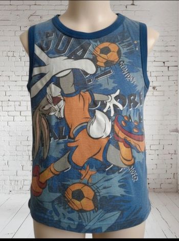 Débardeur bleu imprimé Bugs bunny looney tunes 4A