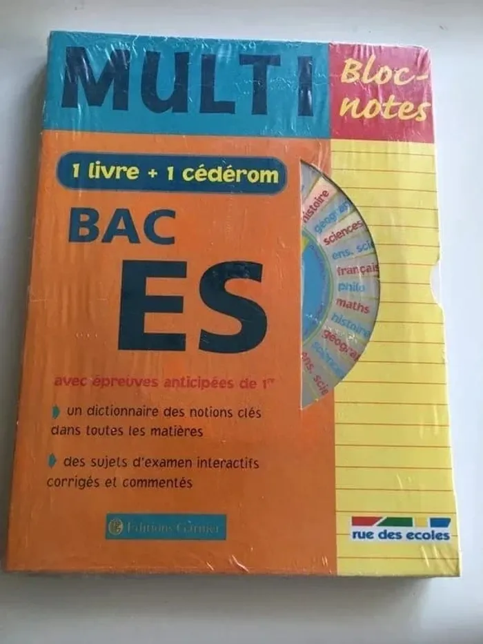 Livre + CD Bac ES neuf