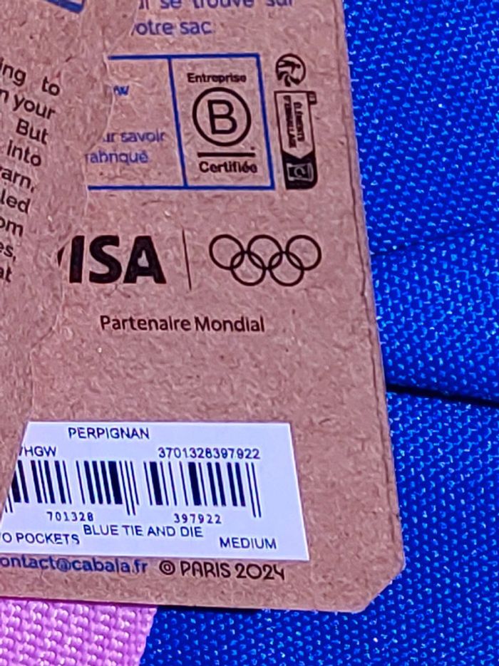 Sac à dos Adventurer Cabaïa Perpignan JO Paris 2024 - photo numéro 8