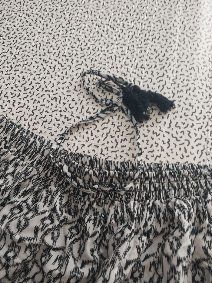 Jupe courte imprimée noir & blanc – MIM – T. M - photo numéro 3