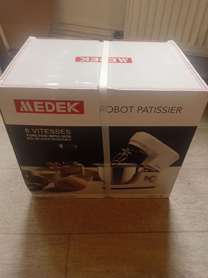 Robot Pâtissier Medek 6 Vitesses 4L - photo numéro 3