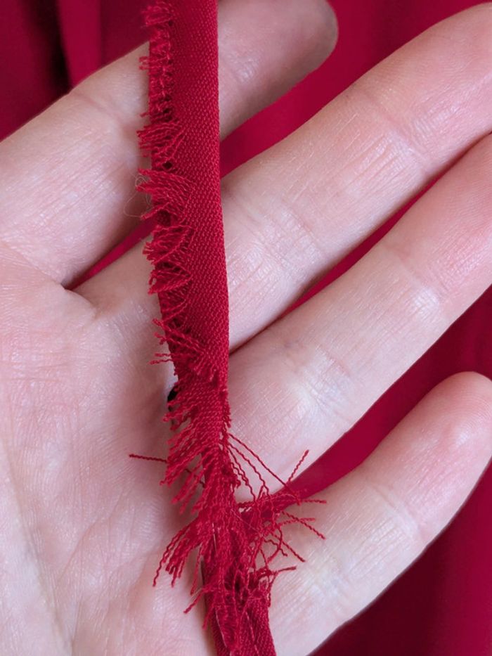 Robe bordeau/rouge été T36 : shein - photo numéro 7