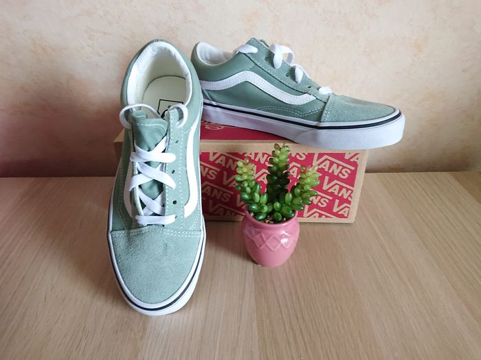 Vans Old Skool Menthe - photo numéro 2