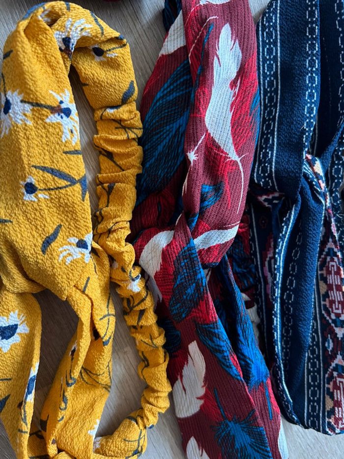 Lot 9 bandeaux multicolores - photo numéro 8