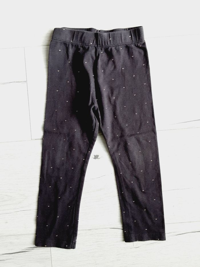 Vêtement bébé fille pantalon legging petits cœurs Kiabi 2 ans 24 mois