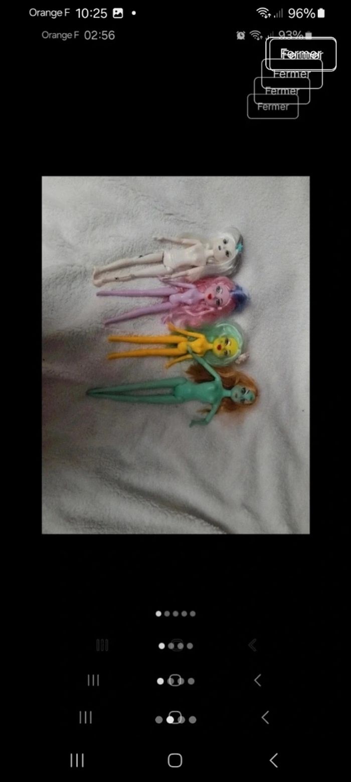 Lot de poupee monster