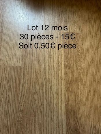 Lot 12 mois - Garçon