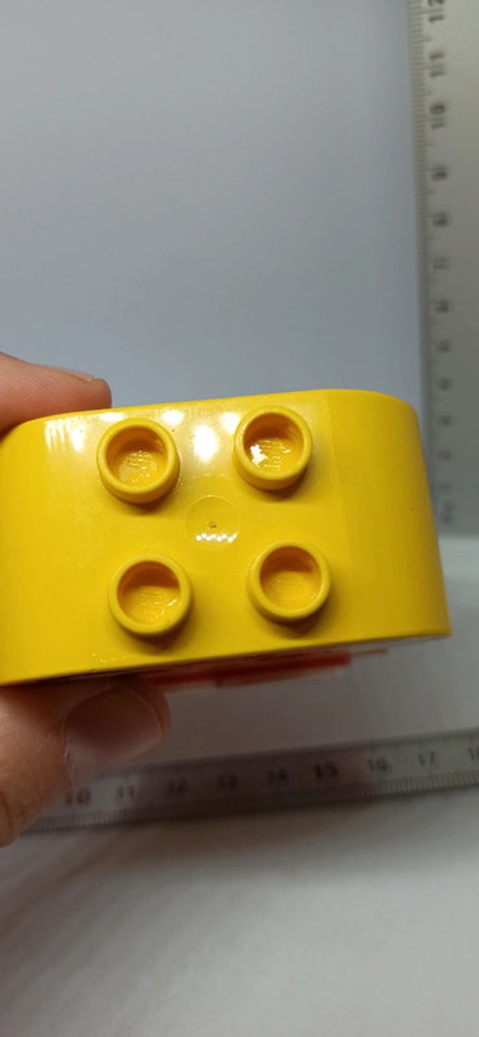 3 briques avec yeux ou dessin animal lego duplo - photo numéro 8