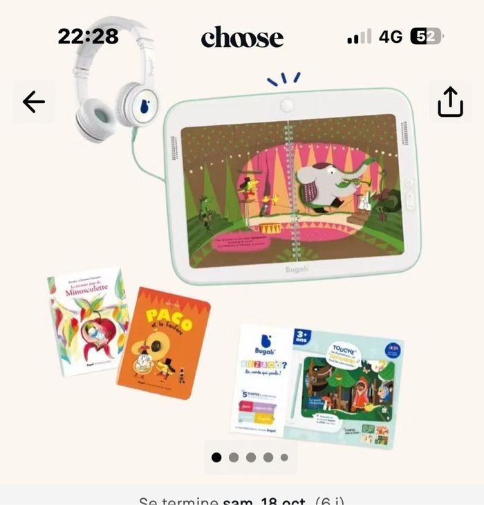 pack tablette Bugali neuve