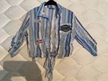 Chemise courte à noué