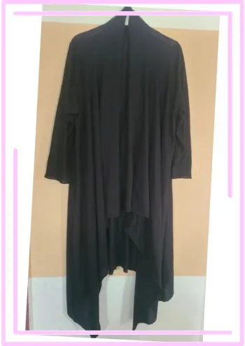 Veste longue noir taille M