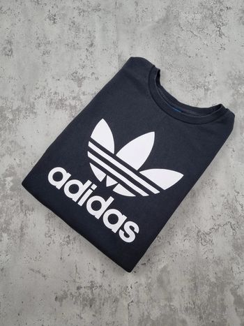 Sweat noir Adidas Trefoil – Taille XS Femme (mesures en photos)