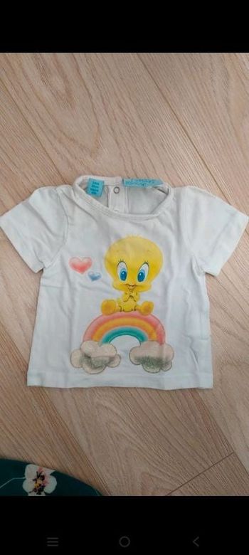 T-shirt titi looney tunes 3 mois