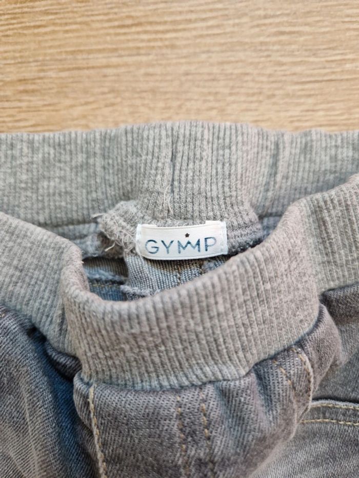 Pantalon Jean mixte gymp gris 74 cm - photo numéro 2