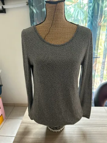 Blouse au dos transparent Paris et moin s/m
