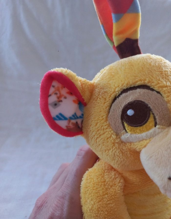 Peluche hochet Simba Le Roi Lion Disney - photo numéro 10