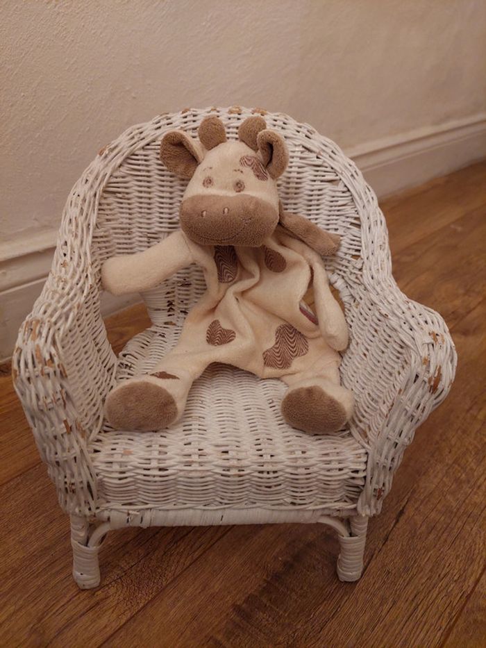 Doudou plat vache Les Bellodoux