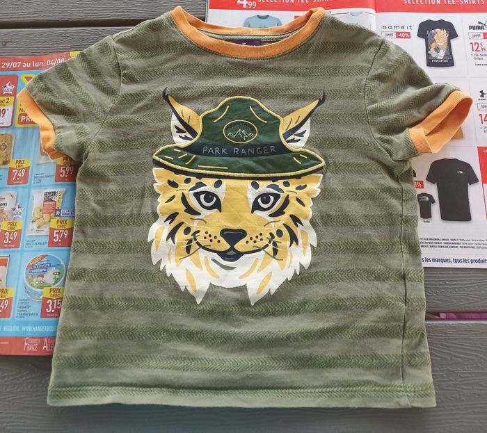 Tee-shirt lynx sergent major 3 ans