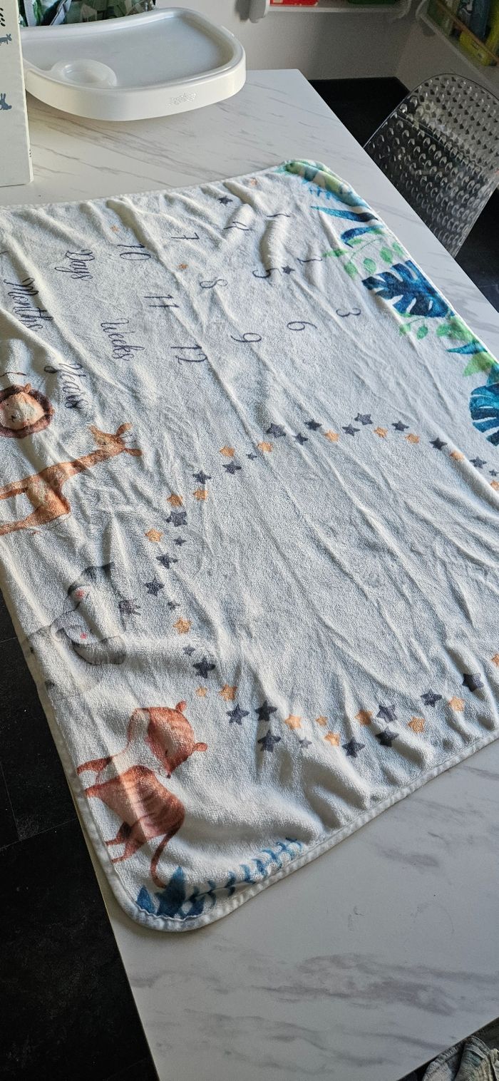 Tapis pour photo mois et jours bebe