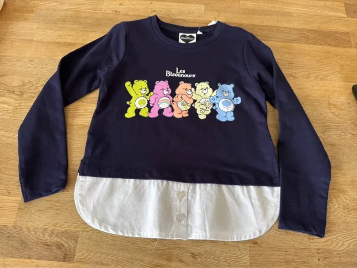 Tee shirt manche longue les bisounours