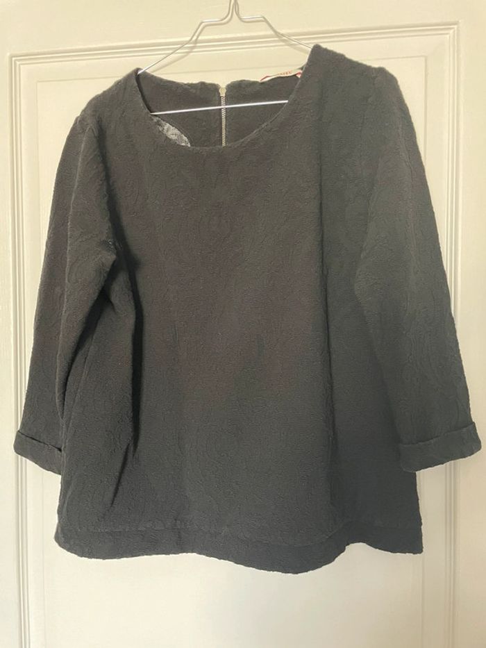 Pull noir Camaïeu