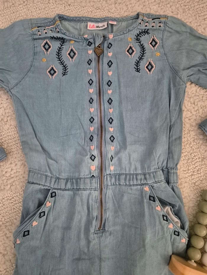 Combinaison en jeans léger - photo numéro 4