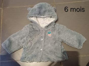 Manteau fourrure fille