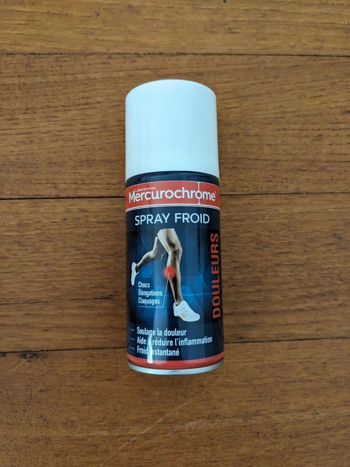 Spray froid Mercurochrome 150ml