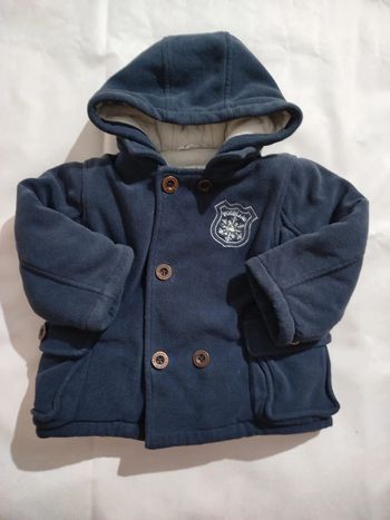 Manteau hiver polaire 24 mois garçon 86 cm