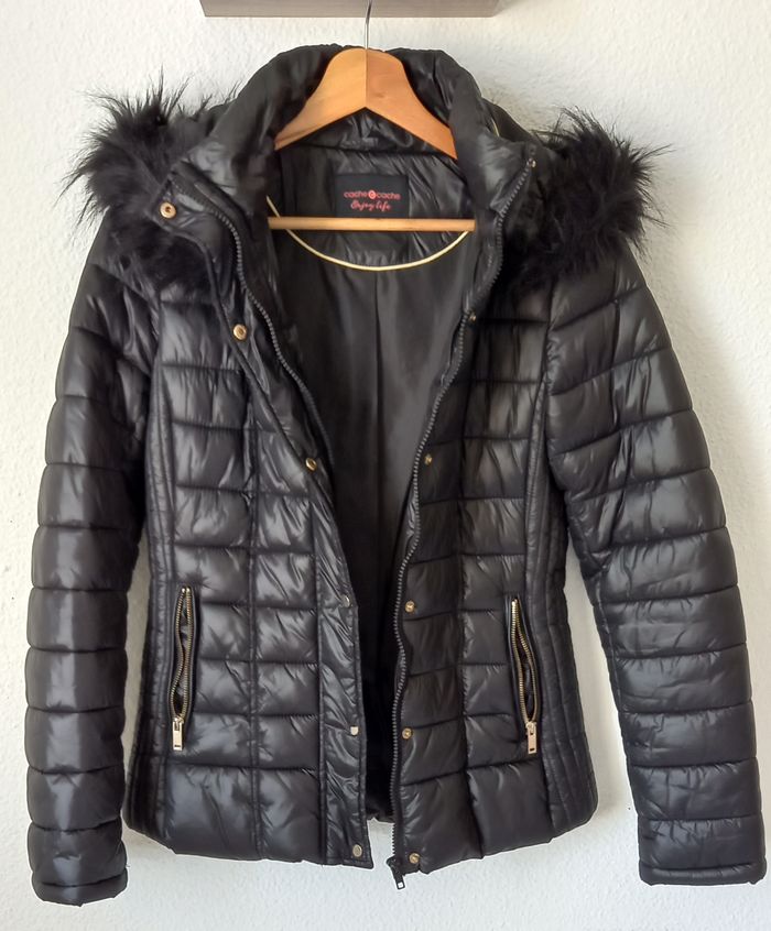 Doudoune noire Cache-Cache - photo numéro 3