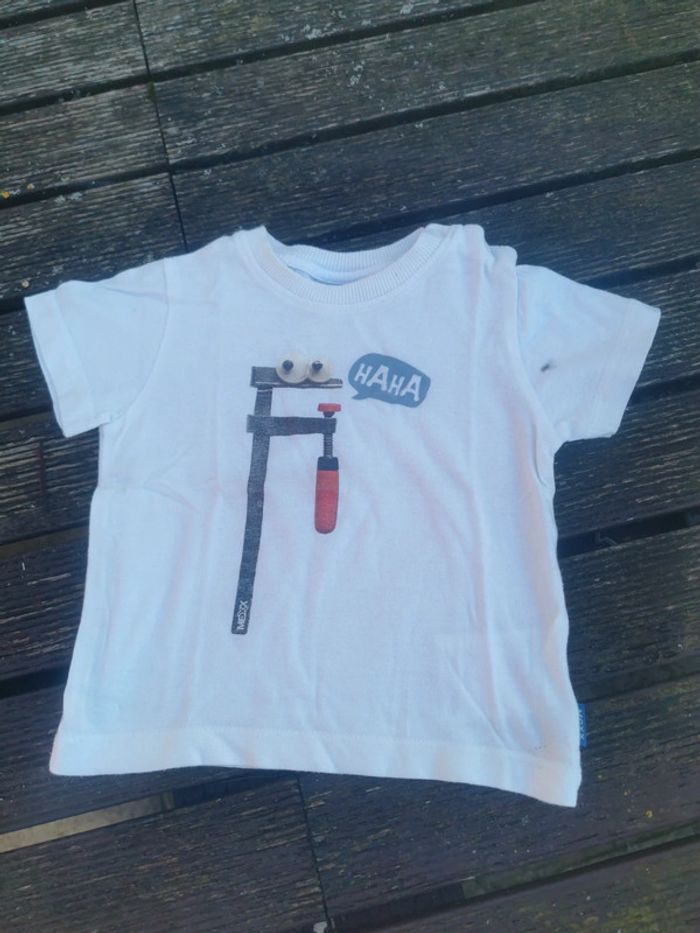 Lot de 4 superbes  t-shirts MEXX t. 74 / 9-12M - photo numéro 4