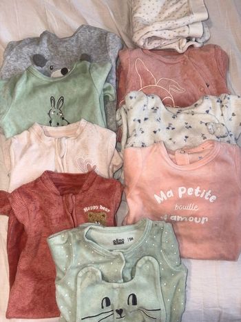 Lot pyjama 1 mois 