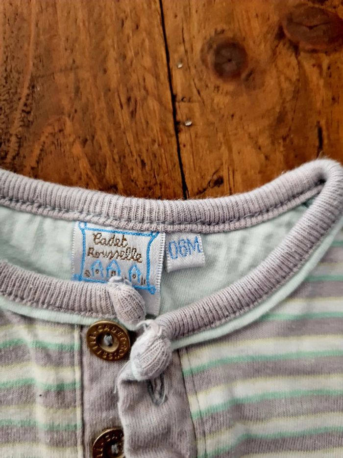 T-shirt Cadet Rousselle 6 mois - photo numéro 2