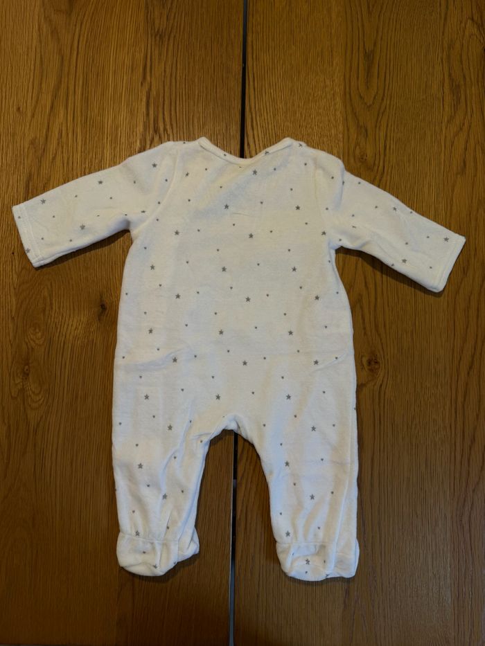 Pyjama bébé fille Tape à l’œil 3 mois – Blanc très bon état - photo numéro 2