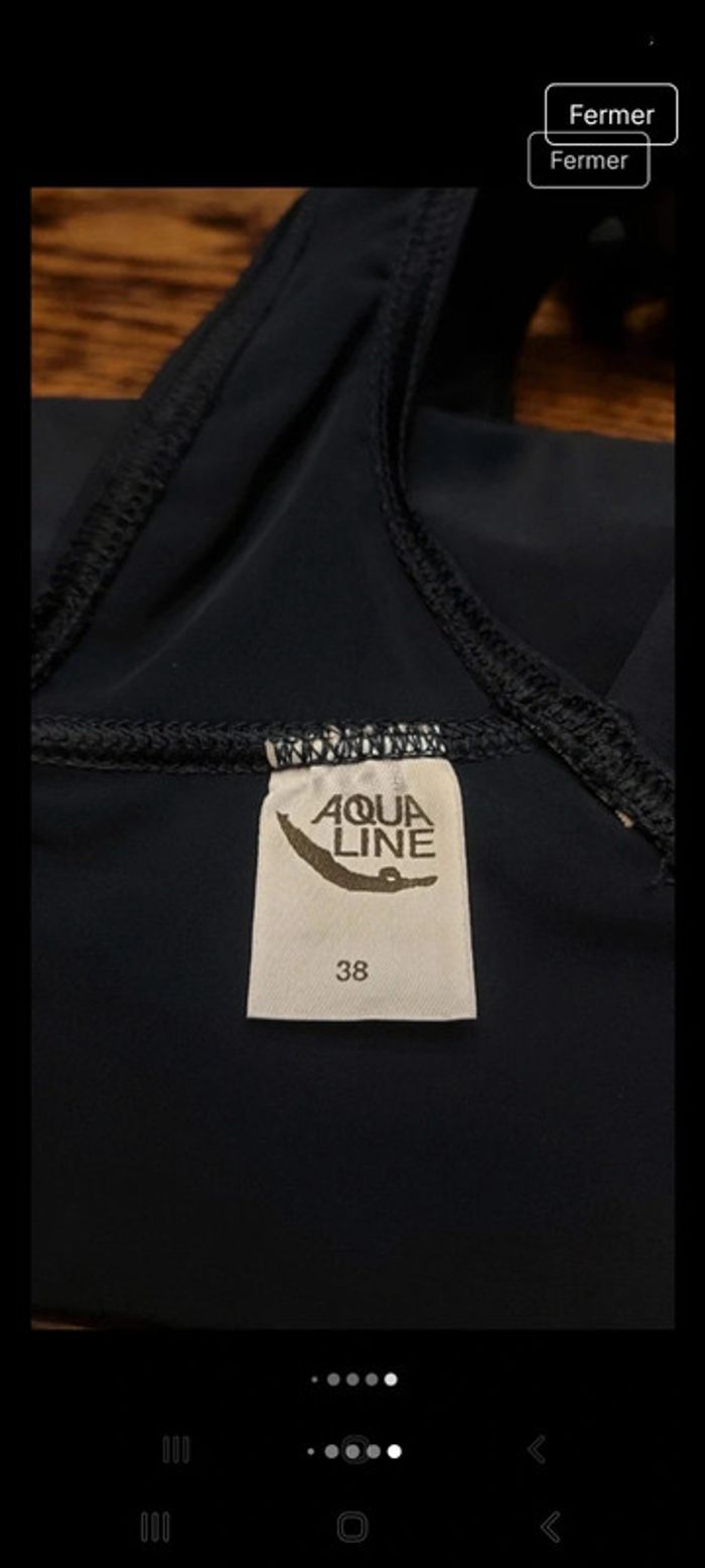 Maillot de bain marine AquaLine taille fr 38 - photo numéro 12