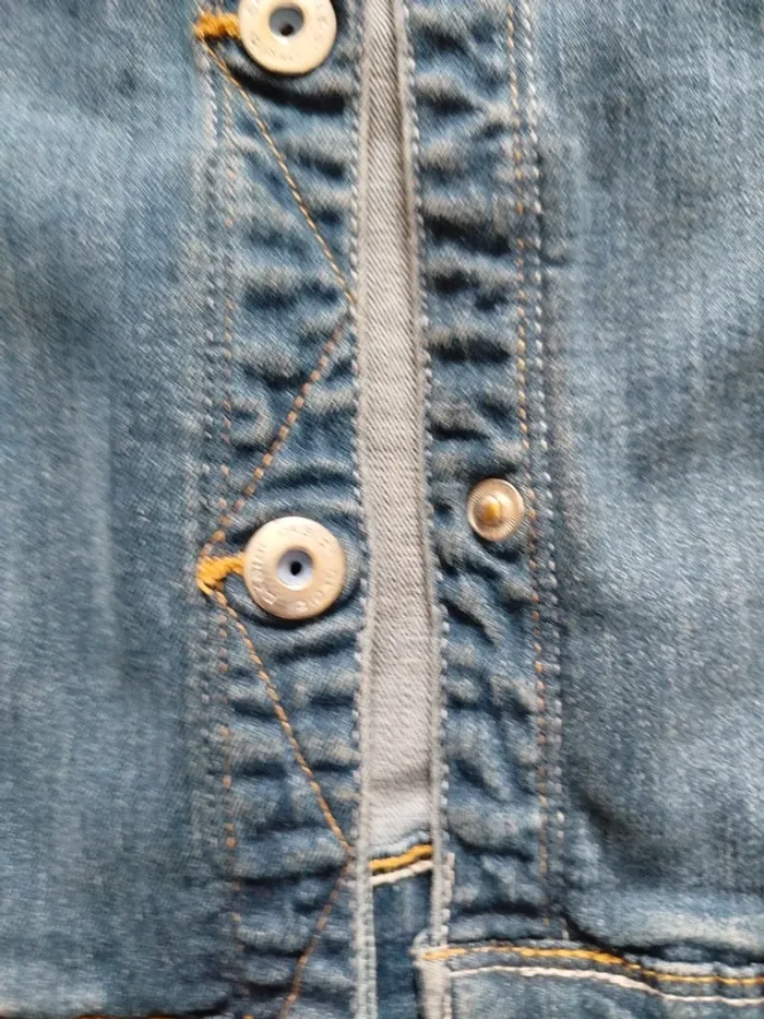 Veste en jeans à pressions Okaïdi 10 ans - photo numéro 3