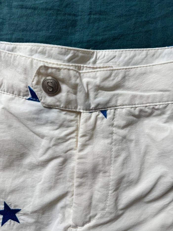 Maillot de bain homme Swim-Ology IPA Stars blanc à étoiles bleues - photo numéro 3
