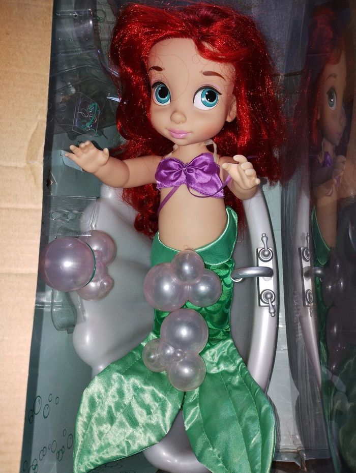 Poupée Disney animator Ariel + baignoire - photo numéro 3