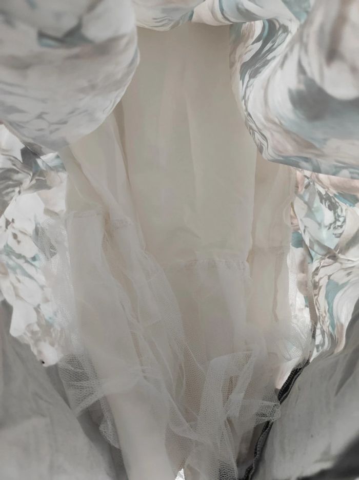 Robe habillée fleurie sans manches - photo numéro 6