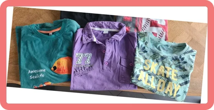 Lot de t-shirts 10 ans diverses marques - photo numéro 2