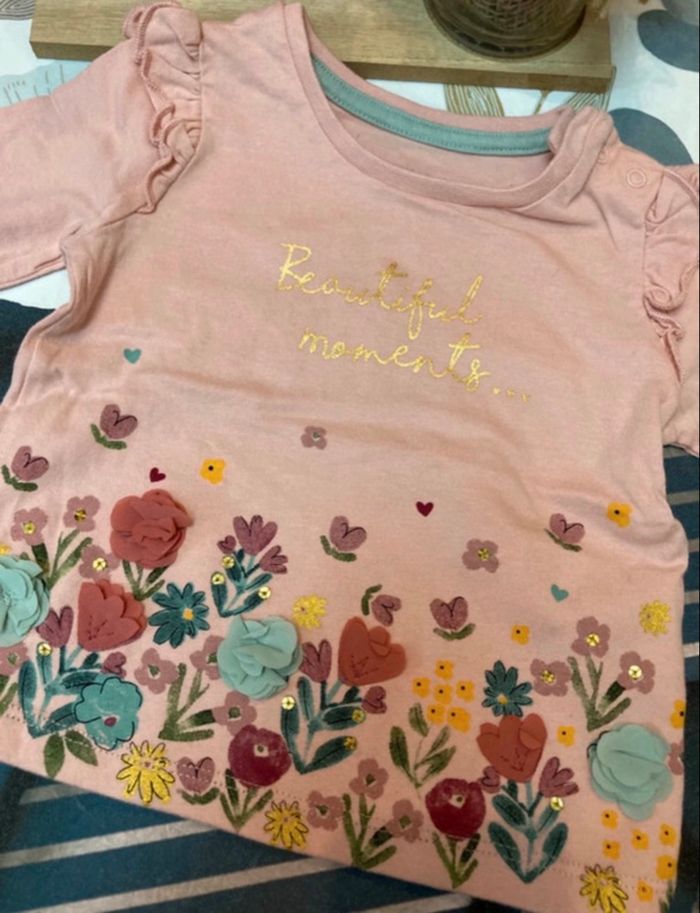 T-shirt Primark - 3/6 mois - photo numéro 2