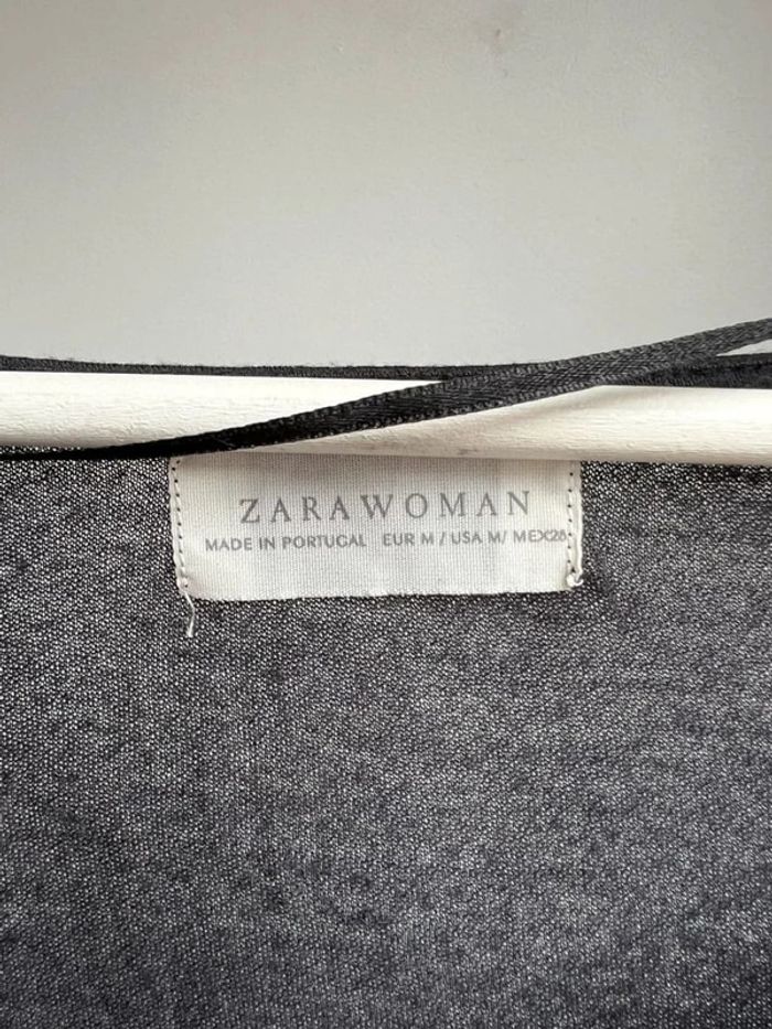 Haut Zara bleu gris - photo numéro 4