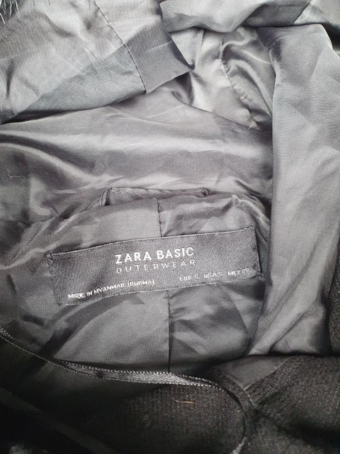 Manteau noir Zara taille S - photo numéro 3