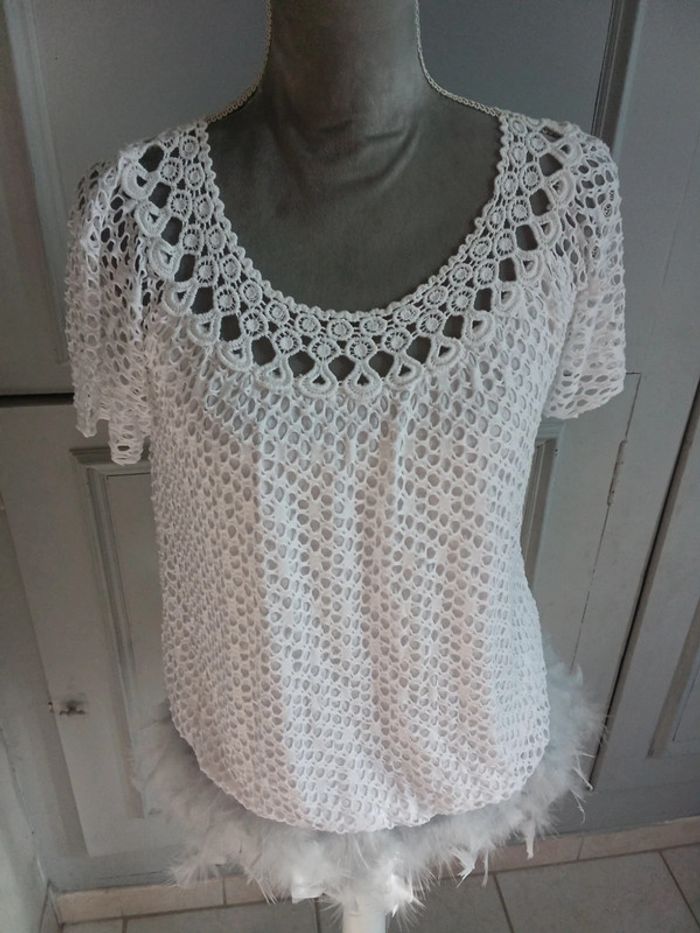 Blouse manche courte Taille unique