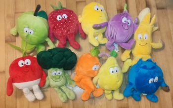 Peluche fruits et légumes