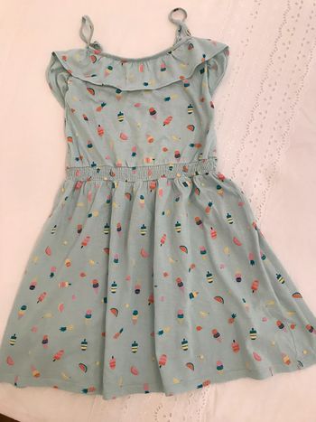 Robes à bretelles fille 8 Ans vert d'eau