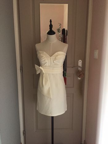 Robe 👗 bustier blanche Boutique Indépendante taille S/M 5euros