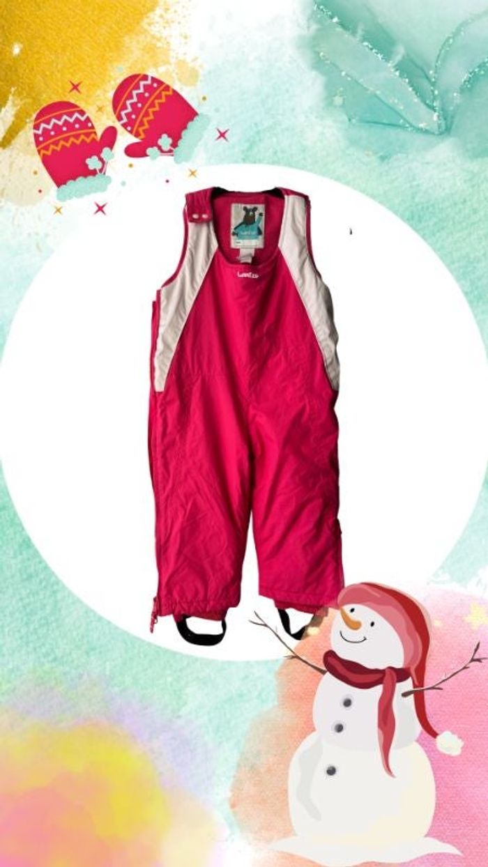 Salopette de ski fille Wed'ze - 18 mois